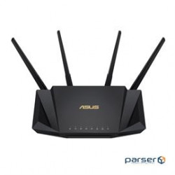 ASU Router RT-AX58U/CA Ultra-Fast Dual Band Gigabit Wireless Router WiFi 6 Retail
