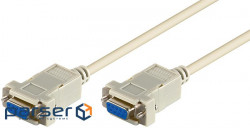 Device cable COM(DB9) F/F 2.0m,D=5.0mm 9core 1:1 detachable RS232, series (78.01.2972-1)