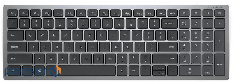 Клавіатура Dell Compact Multi-Device Wireless Keyboard - KB740 (580-AKOZ)