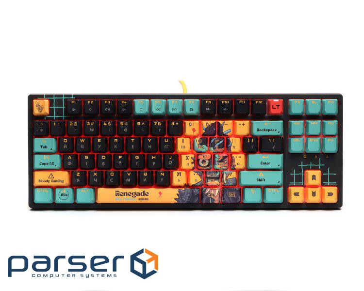 Механічна клавіатура Bloody AT87 (Renegade), підсвічування клавіш, USB , USB