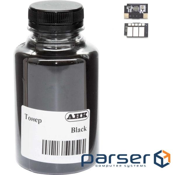 Тонер HP Neverstop Laser 1000/MFP 1200, 75г Black+chip AHK (3203848)