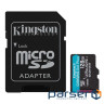 Карта пам"яті Kingston 128GB microSDXC сlass 10 UHS-I U3 V30 A2 Canvas Go Plus G4 (SDCG4/128GB)