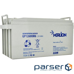 Акумуляторна батарея MERLION GP12600M6 (12В, 60Ач)
