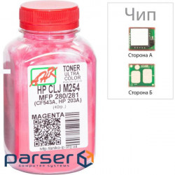 Тонер HP CLJ M254/MFP280/281 40г Magenta +chip AHK (3202790)
