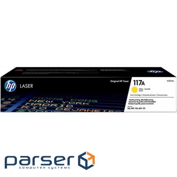 Картридж HP Laser 117A Yellow (W2072A)