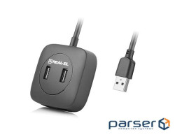 Концентратор REAL-EL HQ-177 Black (EL123110009)