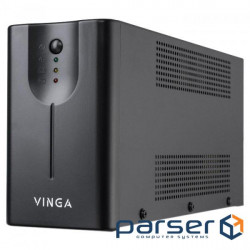 Джерело безперебійного живлення Vinga LED 800VA metal case with USB (VPE-800MU)