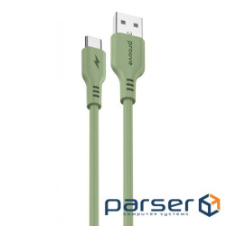 Кабель Proove Rebirth USB to Type-C 2.4A (1m) green (CCRE27001211)