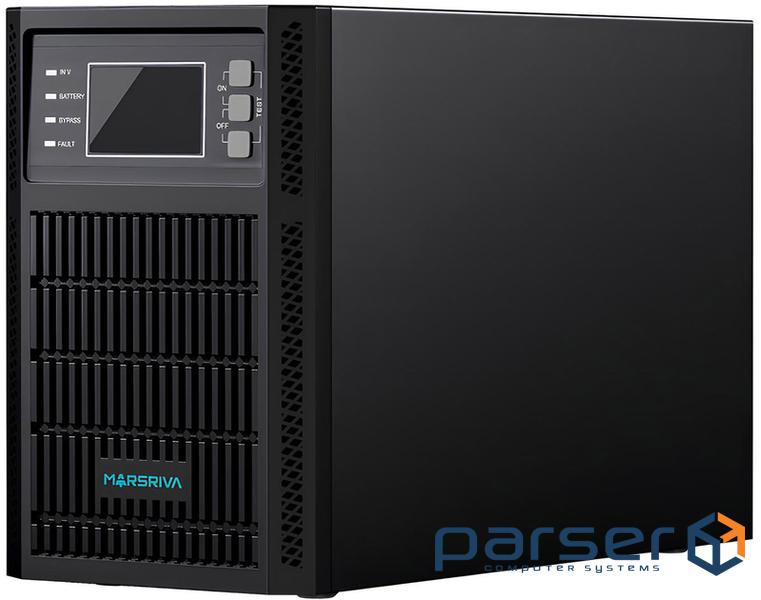 ДБЖ Marsriva MR-US2K, 2кВА/2кВт , Smart Online UPS, 2kVA, 4*12V/9Ah