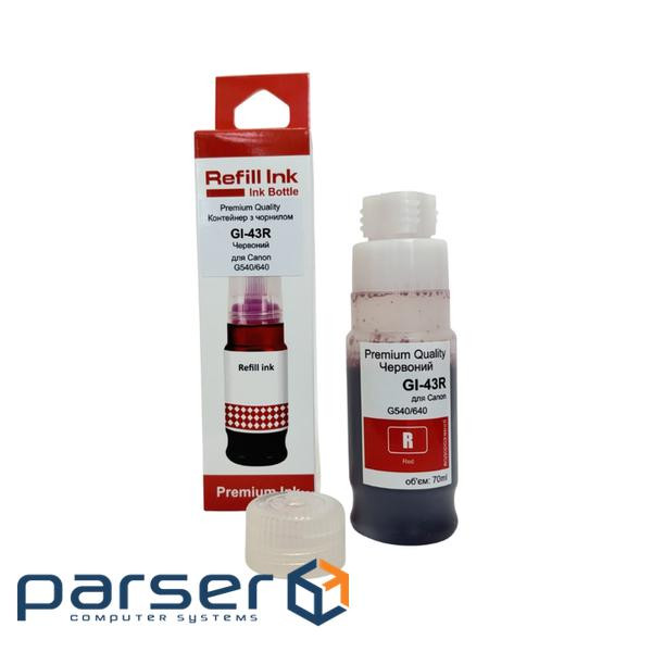Чорнило Premium Quality Canon GI-43 70мл Red 4716C001 (70264931)
