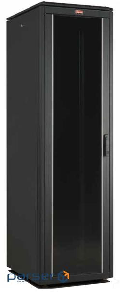 Основа шафи DYNAmic 42U 600x600мм,нав600кг,чор, без дверей (LN-FS42U6060-BL-001-F)