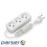 Подовжувач ELECTRUM C-ES-1785 White, 3 розетки, 1.5м