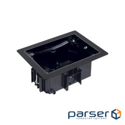 Підлогова коробка люка IP66 2,5xK45 для фальшпідлог, чорний (indoor) (KGT200RF/74)