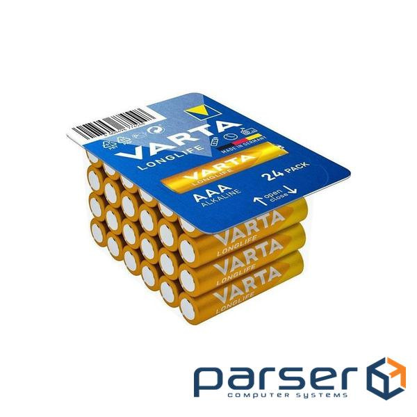 Батарейка Varta Longlife лужна AAA блістер, 24 шт (04103301134)