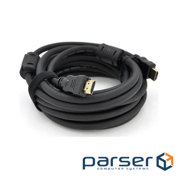 Кабель Ritar PL-HD348 HDMI-HDMI Ultra HD 4K, 1080P, 15.0m, v1,4 (YT-HDMI(M)/(M)V1.4-15.0m(15м) ))
