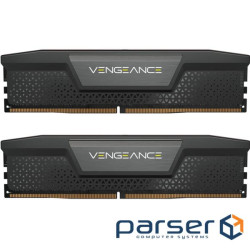 Модуль пам'яті CORSAIR Vengeance DDR5 6800MHz 96GB Kit 2x48GB Black (CMK96GX5M2B6800C40)