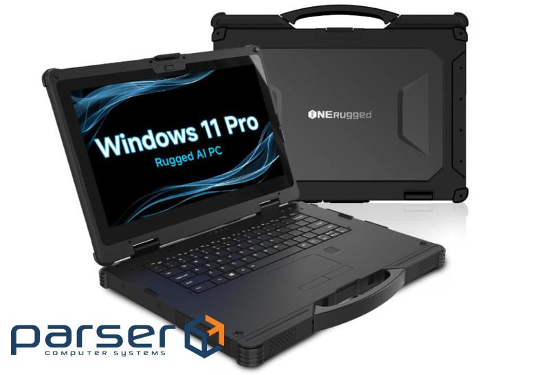 ONERugged N14M, 14inch rugged laptop, IP65, Ultra 7 155H 32GB DDR5 + 512GB SSD + GPS + Fingerprint,