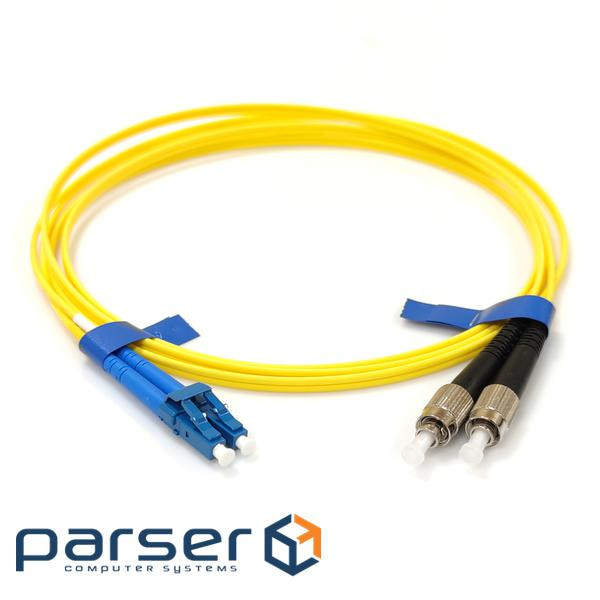 Патчкорд FC/UPC-LC/UPC SM 1м Duplex Slim (UPC-1FCLC(SM)D(ON)S)