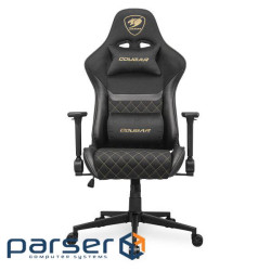 Крісло ігрове Armor One V2 Gold F, чорний 