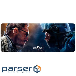 Коврик 300*700 тканинний CS 11 з боковою прошивкою, толщина 2 мм, Пакет (CSGO11)