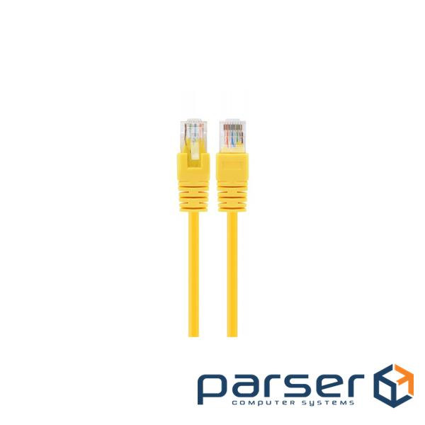 Патч корд PP6U-3M / Y, UTP, категорія. 6, литий, 50u "штекер із засувкою, 3 м, жовтий
