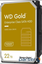 Жесткий диск Western Digital Gold Enterprise Class 22TB 7200rpm 512MB WD221KRYZ 3.5" SATA III