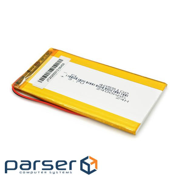 Літій-полімерний акумулятор 4*55*100mm (Li-ion 3.7В 2400мА&middot,год) (4055100) ) (4055100)