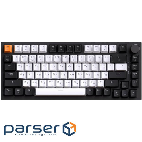 Бездротова механічна клавіатура GamePro Asgard Valhalla (MK160B Pro) 75% QLAB orange switches