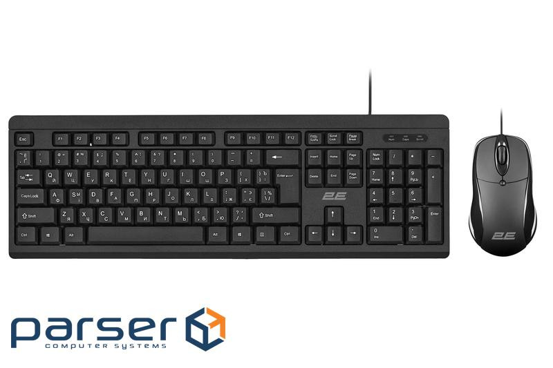 Комплект 2E MK401 USB Black (2E-MK401UB)