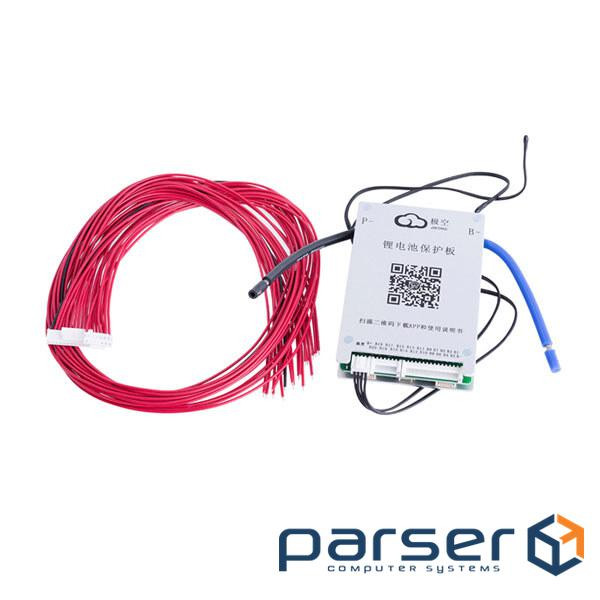 BMS плата JK-BD6A24S8P Li-Ion / LiFePo4 / LTO 7S-24S, 80A, CAN / RS485, 1.2m&Omega,, Bluetooth,