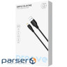 Кабель Proove Simple Silicone USB to Lightning 2.4A (1m) white (CCSS12001102)
