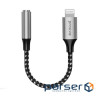 Перехідник AUX Proove SoundMesh Lightning to 3.5mm gray (ACSM00005101)