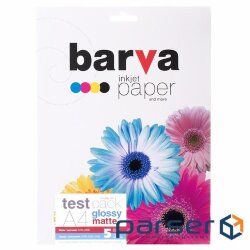 Папір Barva A4 test pack glossy&matte (IP-COM1-T02)