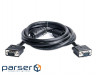 Кабель мультимедійний VGA 1.8m HD15M Pro black REAL-EL (EL123500043)