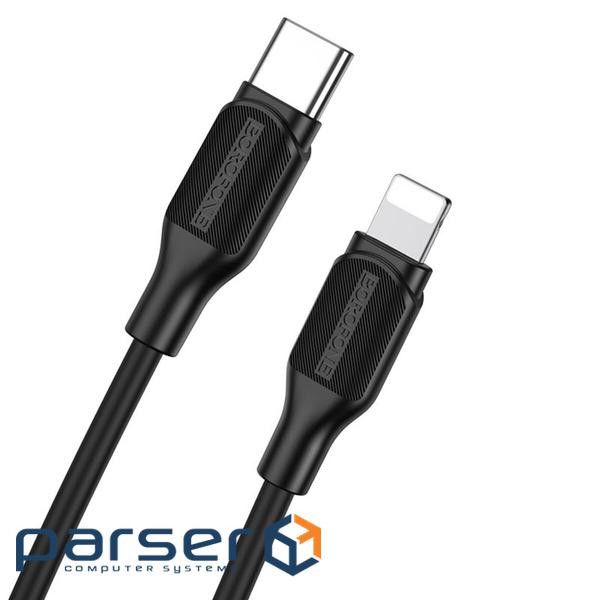 Cable BOROFONE BX42 Encore Lightning 1m 3A Black (BX42LB)