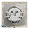 Розетка Schneider Electric ASFORA без заземлення крем (EPH3000123)