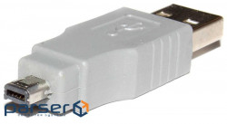 Device adapter Roline (Swiss) USB2.0 A->mini 4p M/ M, HiRose (12.03.2985-50)