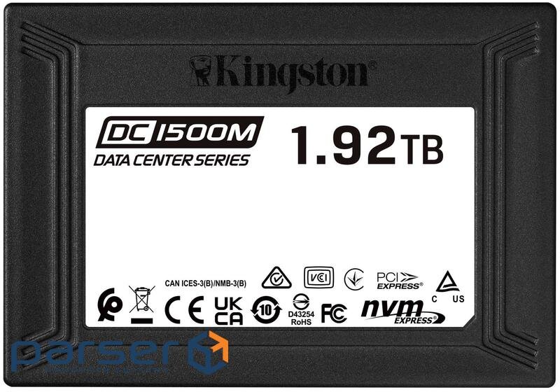 Solid state hard drive NVME 1.92TB TLC 2.5" SEDC1500M/1920G KINGSTON