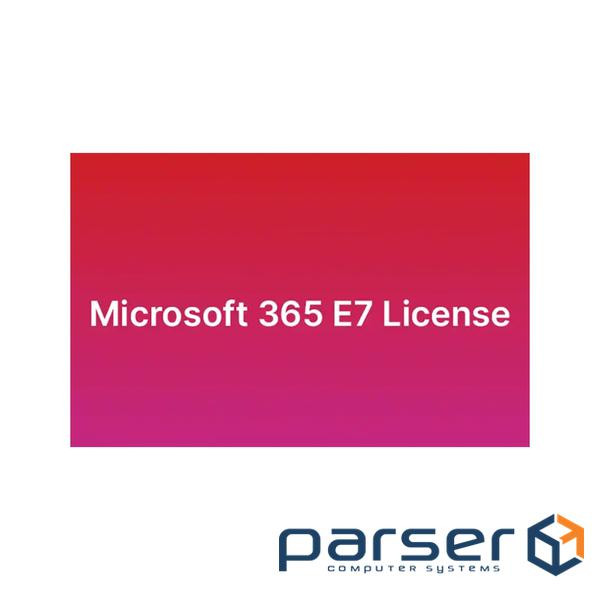 Офісний додаток Microsoft 365 E7 P1Y Annual License Commercial (CFQ7TTBZZR6H_000P_P1Y_A)