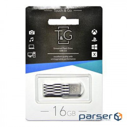 Flash drive USB 16GB T&G 103 Metal Series Silver (TG103-16G)