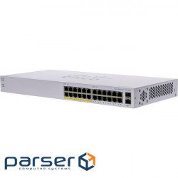 Комутатор мережевий Cisco CBS110-24PP-EU