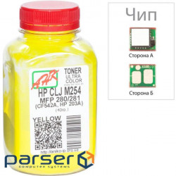 Тонер HP CLJ M254/MFP280/281 40г Yellow +chip AHK (3202791)
