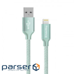Date cable USB 2.0 AM to Lightning 2.0m mint ColorWay (CW-CBUL007-MT)