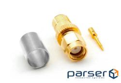 Роз&apos,єм SMA Male під обтиск на кабель RG6 / RG5 / LMR300 / RG304 / РК-75 / 5D-FB ціна (YT42261)