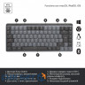 Wireless Keyboard Logitech MX Mechanical Mini Minimalist Graphite (920-010780)