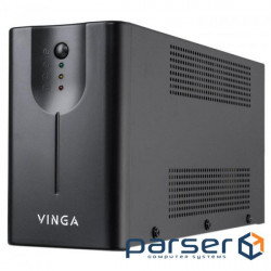 Источник бесперебойного питания Vinga LED 600VA metal case with USB (VPE-600MU)