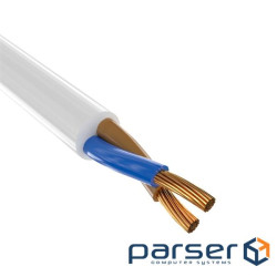 Кабель Одескабель H05VV-F 2*1,5 білий, ціна за метр (5527пвс) )