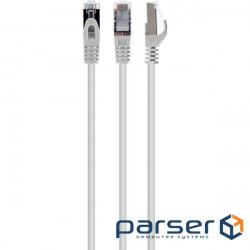 Patch cord CABLEXPERT S/FTP Cat.6A 0.25m White (PP6A-LSZHCU-W-0.25M)
