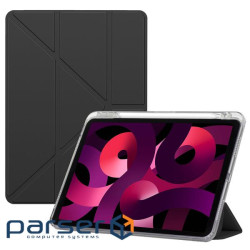 Чохол до планшета BeCover Ultra Slim Origami Transparent Apple iPad Air 11" M4 2026 Black (715183)
