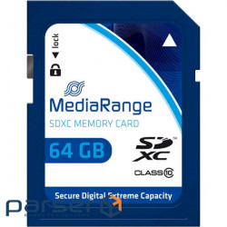 Memory card MEDIARANGE SDXC 64GB Class 10 (MR965)